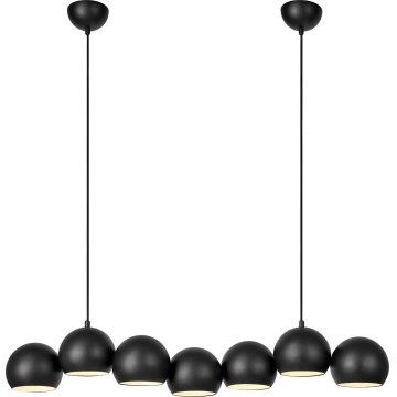 Markslöjd 108860 - Suspension filaire CUPOLO 7xE14/40W/230V noir