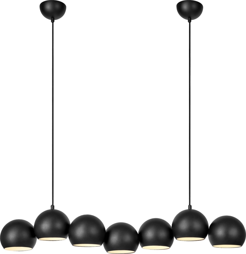 Markslöjd 108860 - Suspension filaire CUPOLO 7xE14/40W/230V noir