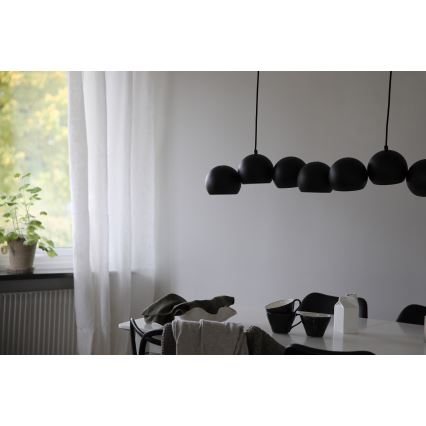 Markslöjd 108860 - Suspension filaire CUPOLO 7xE14/40W/230V noir
