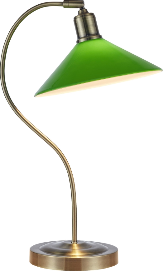 Markslöjd 108864 - Lampe de table VELA 1xE27/40W/230V laiton/vert