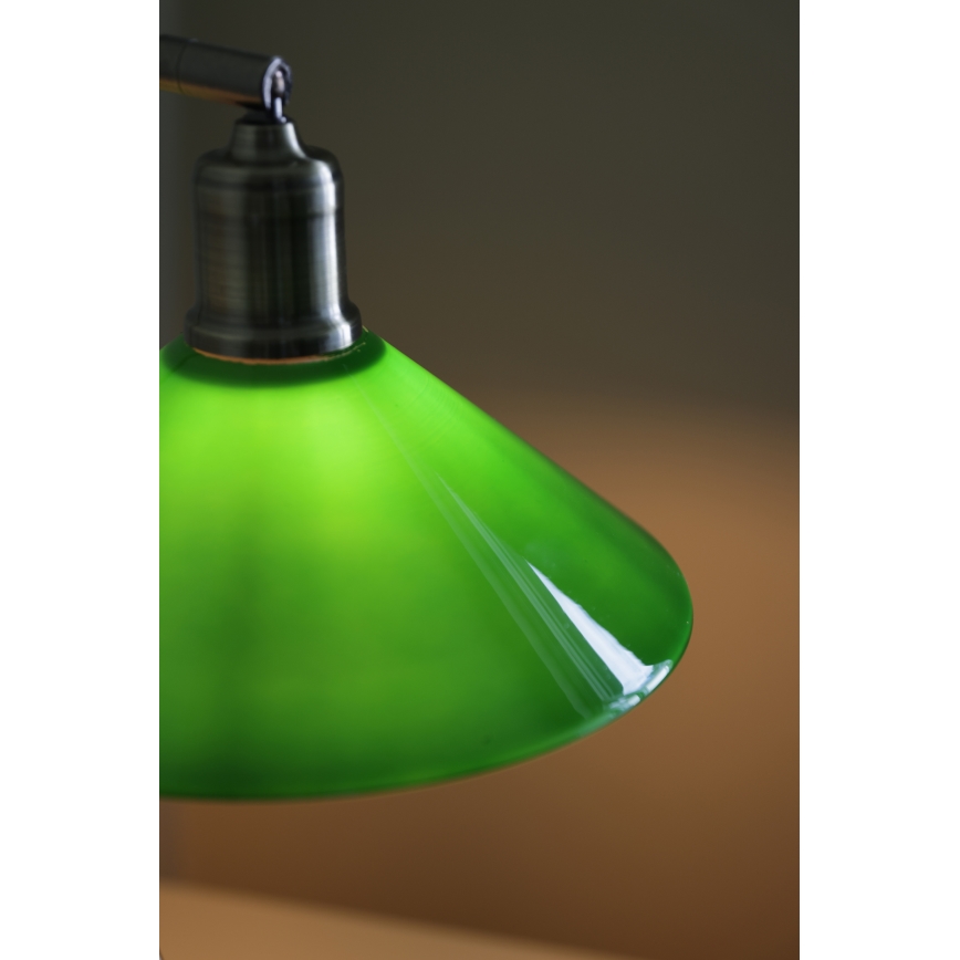 Markslöjd 108864 - Lampe de table VELA 1xE27/40W/230V laiton/vert