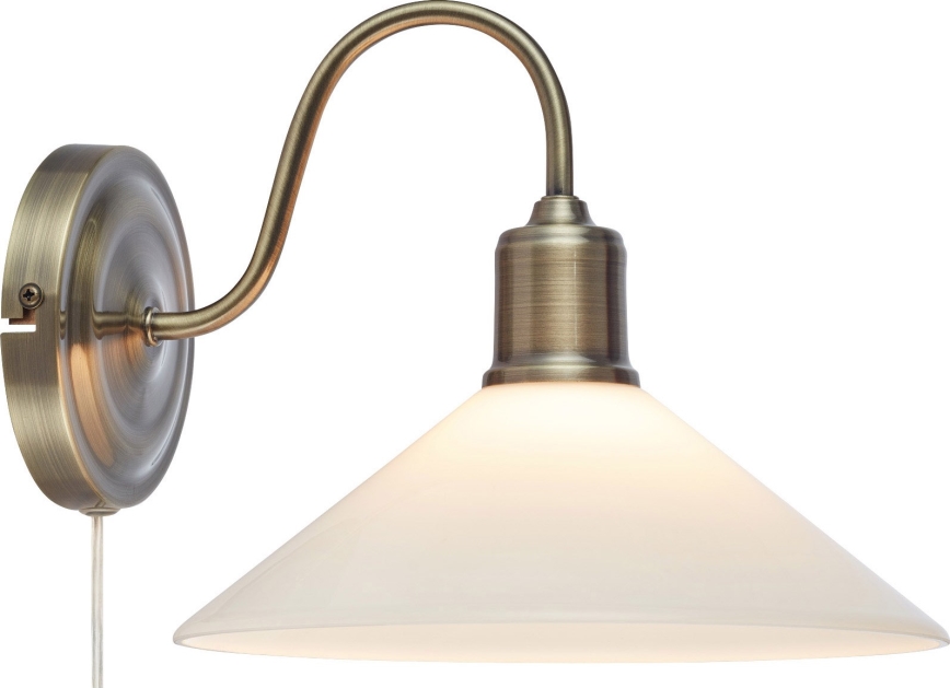 Markslöjd 108865 - Applique murale VELA 1xE27/40W/230V laiton/blanc