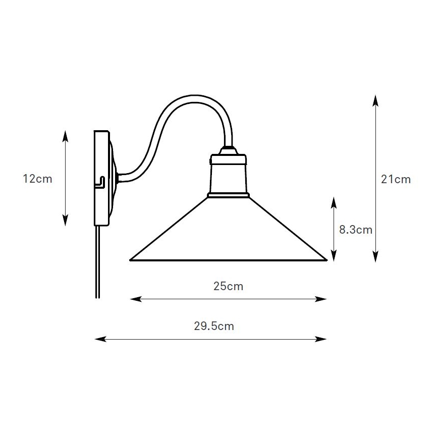 Markslöjd 108866 - Applique murale VELA 1xE27/40W/230V laiton/vert