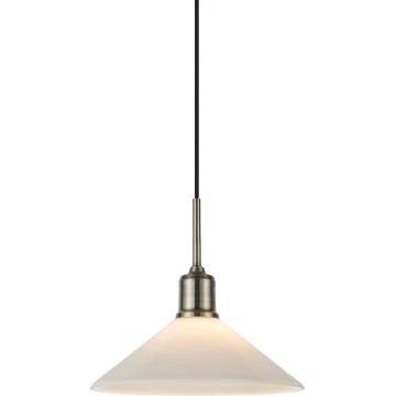 Markslöjd 108867 - Suspension filaire VELA 1xE27/40W/230V laiton/blanc