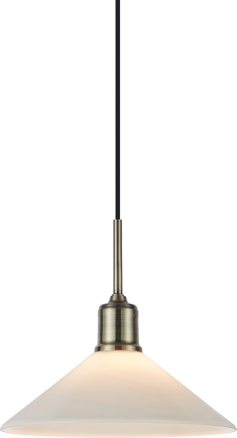 Markslöjd 108867 - Suspension filaire VELA 1xE27/40W/230V laiton/blanc