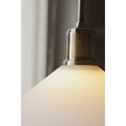 Markslöjd 108867 - Suspension filaire VELA 1xE27/40W/230V laiton/blanc