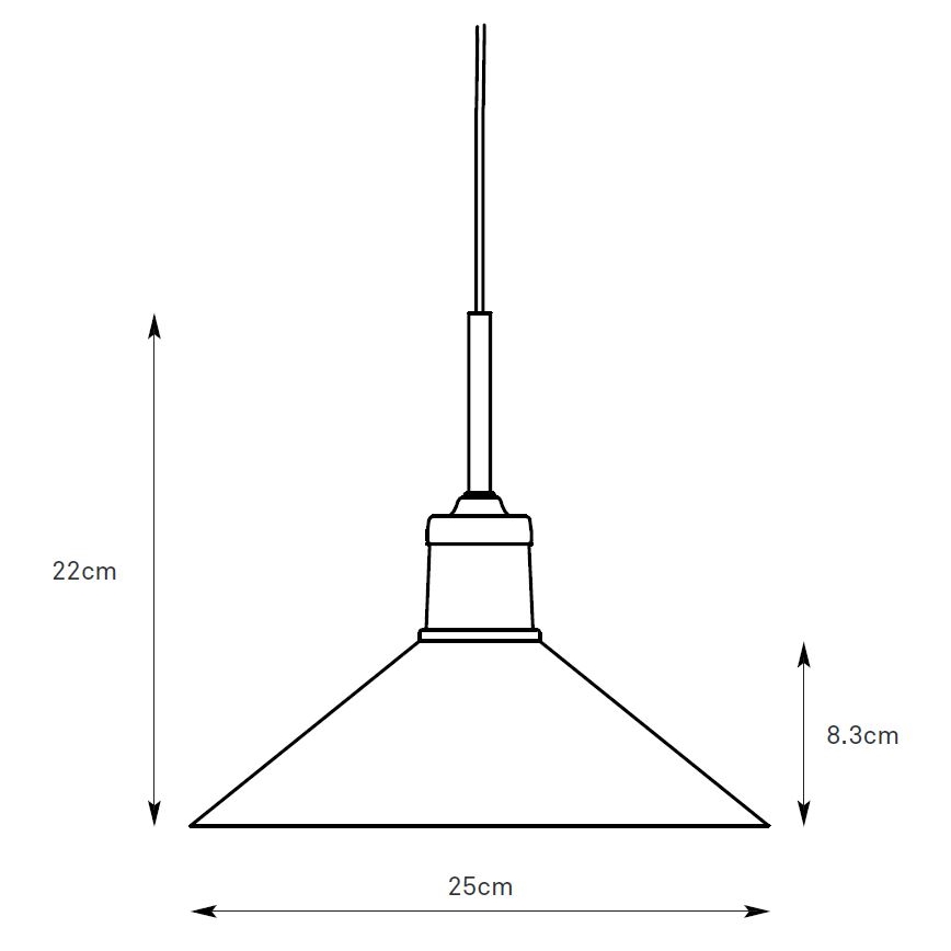 Markslöjd 108867 - Suspension filaire VELA 1xE27/40W/230V laiton/blanc
