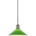 Markslöjd 108868 - Suspension filaire VELA 1xE27/40W/230V laiton/vert