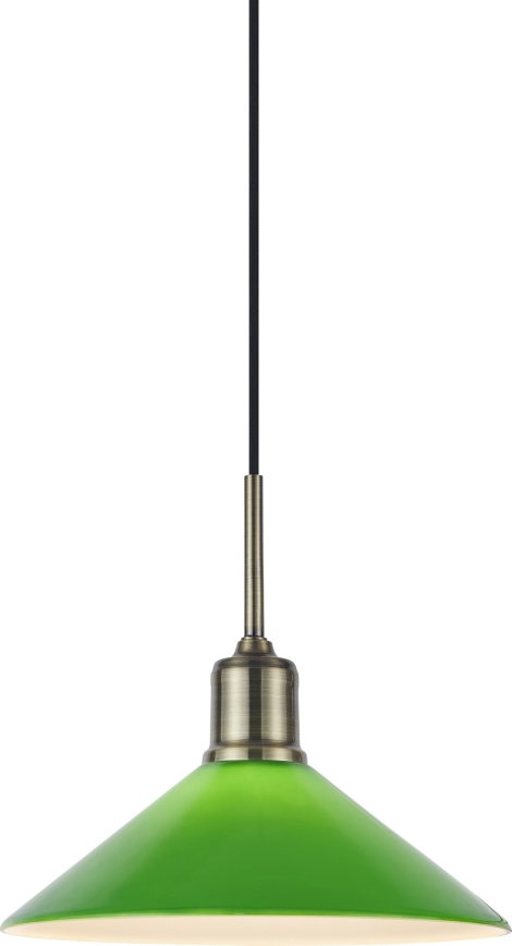 Markslöjd 108868 - Suspension filaire VELA 1xE27/40W/230V laiton/vert