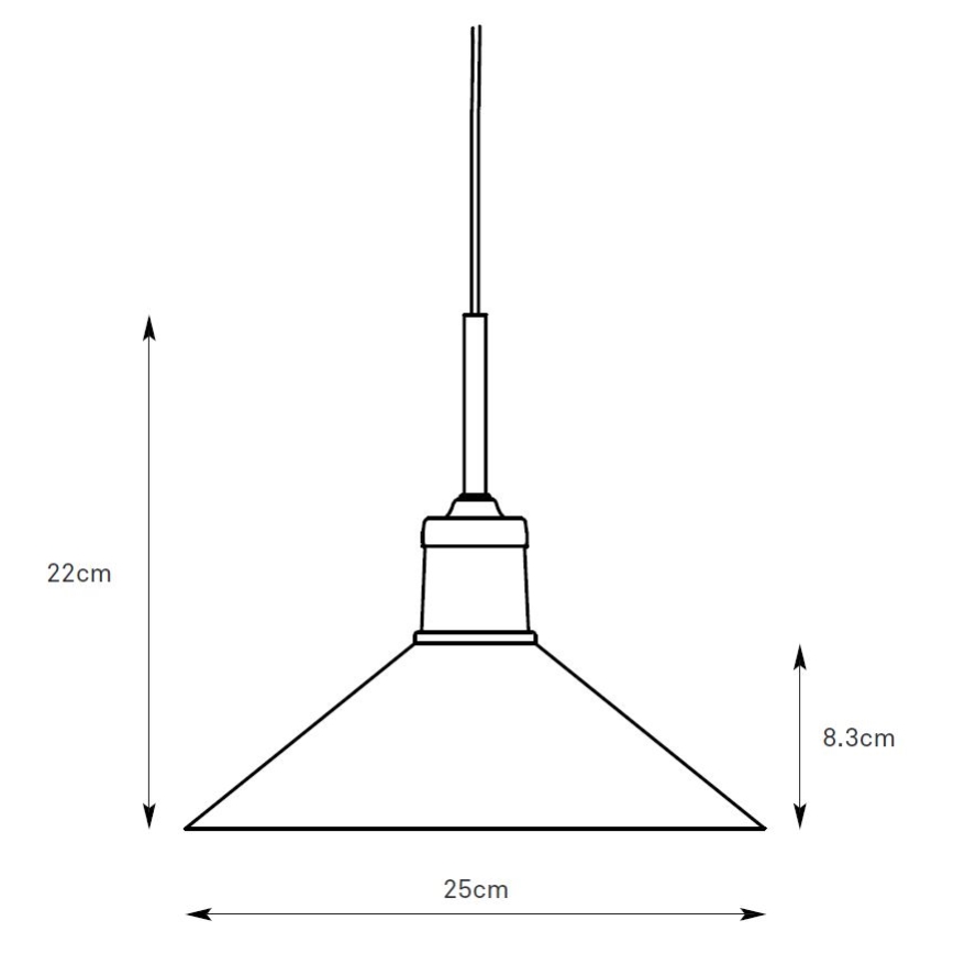 Markslöjd 108868 - Suspension filaire VELA 1xE27/40W/230V laiton/vert