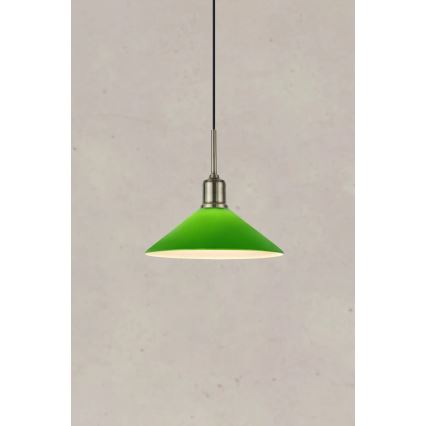 Markslöjd 108868 - Suspension filaire VELA 1xE27/40W/230V laiton/vert