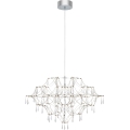 Markslöjd 108870 - Suspension filaire en cristal à intensité variable EFESOS LED/25W/230V d. 80 cm