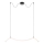 Markslöjd 108873 - Suspension LED dimmable sur câble MELT LED/13W/230V noire
