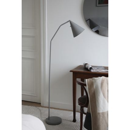 Markslöjd 108891 - Lampadaire LED dimmable FUNIL LED/4,9W/230V CRI 90 gris