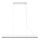 Markslöjd 108892 - Suspension dimmable sur câble PLANO LED/38W/230V blanche