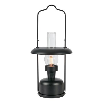Markslöjd 108893 - Lampe de table LED rechargeable d'extérieur dimmable FANOS LED/2,5W/3,7V 4000 mAh IP44 noire