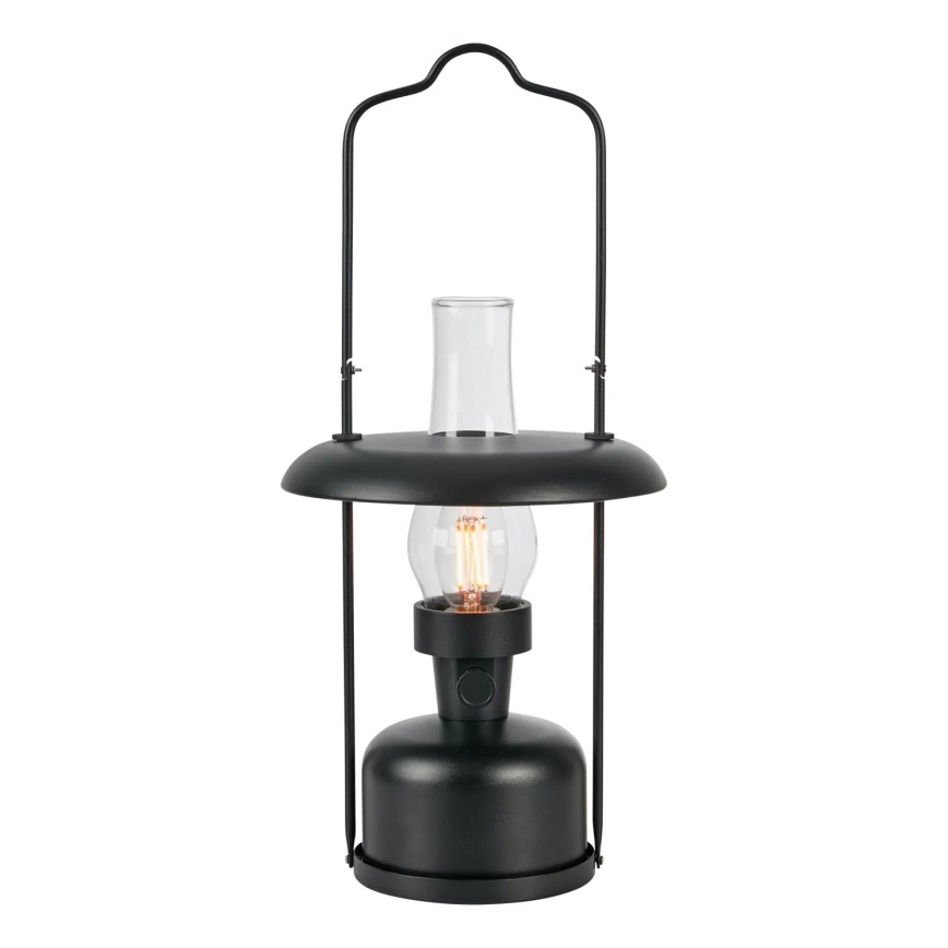 Markslöjd 108893 - Lampe de table LED rechargeable d'extérieur dimmable FANOS LED/2,5W/3,7V 4000 mAh IP44 noire