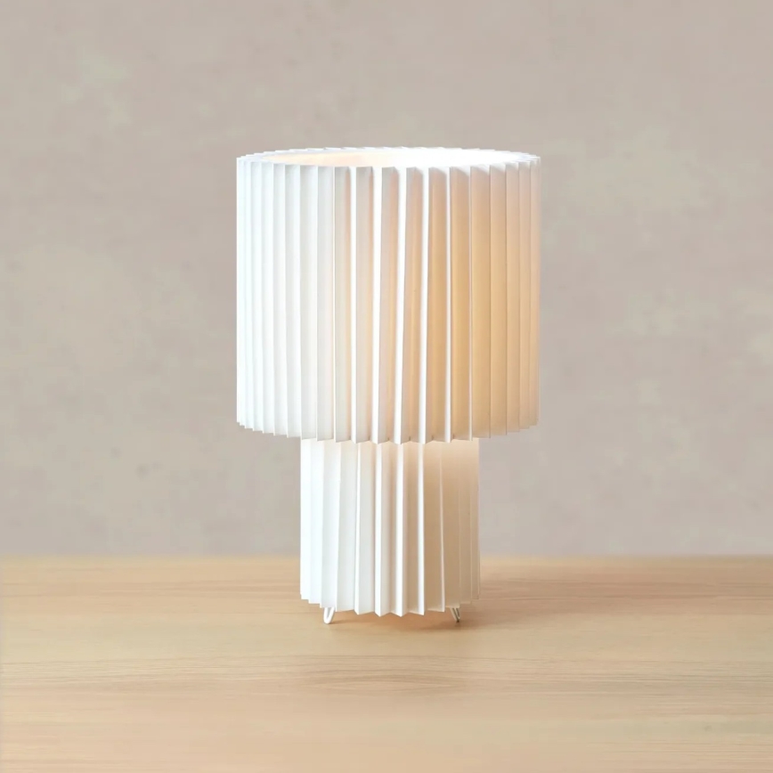 Markslöjd 108895 - Lampe de table CATIS 1xE27/60W/230V 32 cm blanche