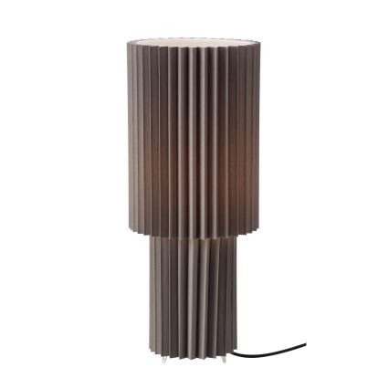 Markslöjd 108898 - Lampe de table CATIS 1xE27/60W/230V 45 cm grise