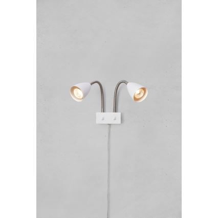 Markslöjd 108900 - Spot mural CIRO 2xGU10/7W/230V blanc
