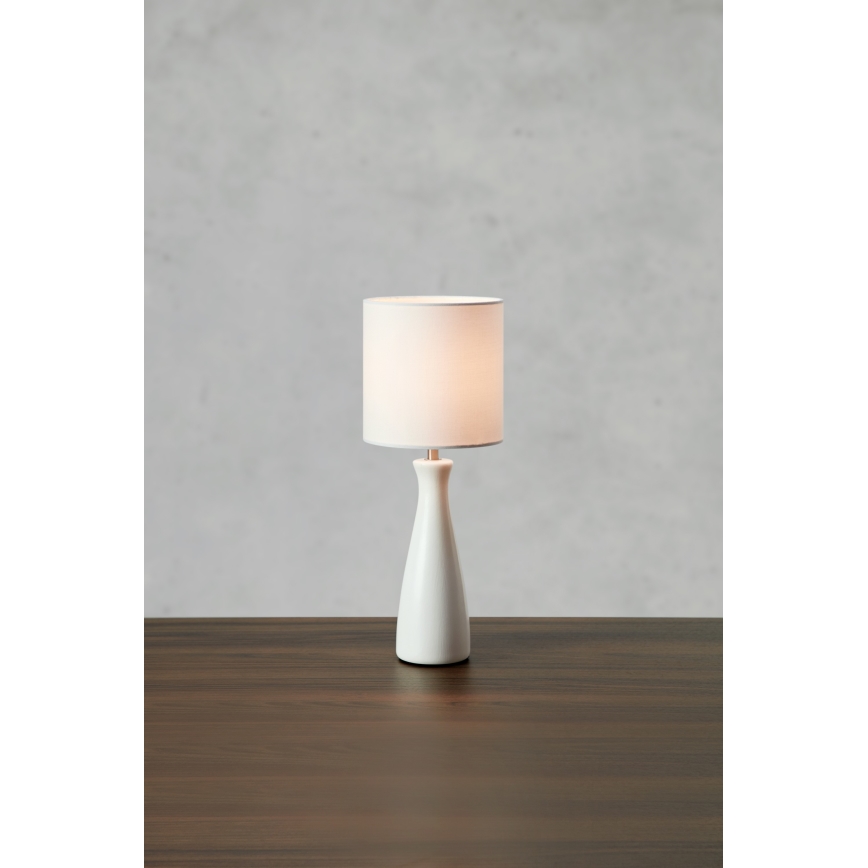 Markslöjd 108904 - Lampe de table BIRILLO 1xE14/60W/230V blanche