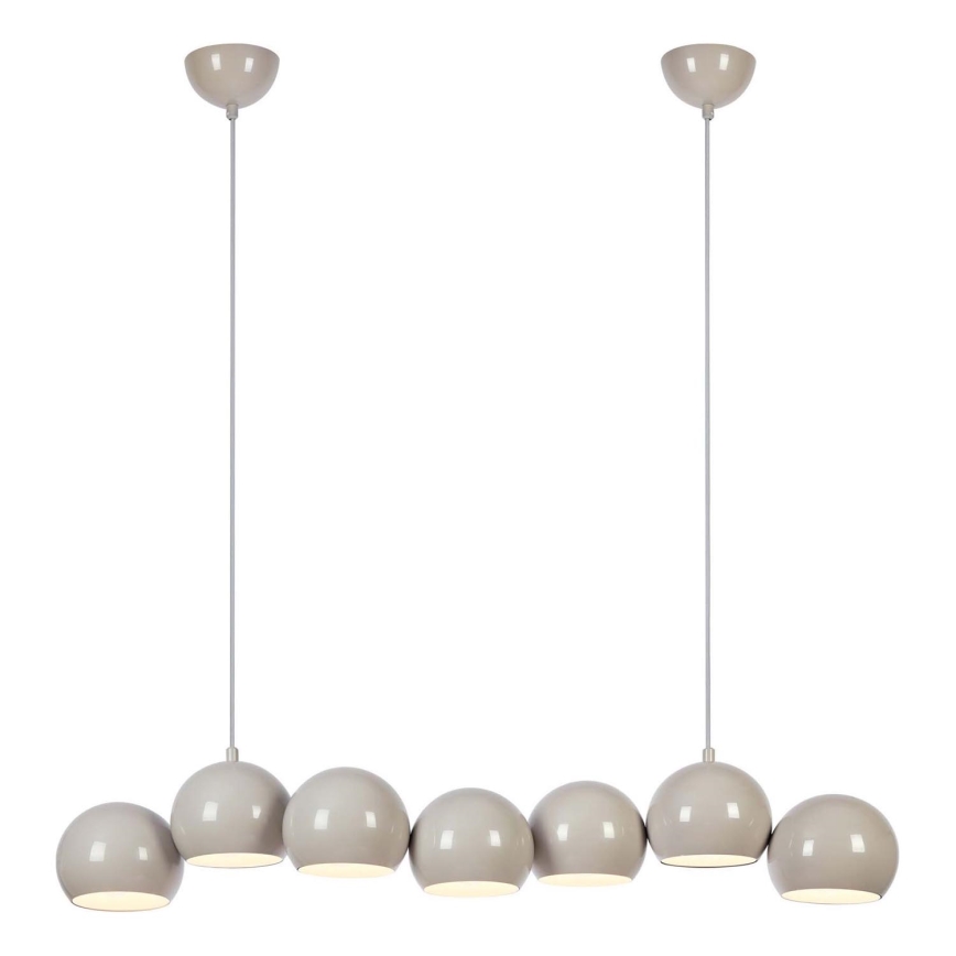 Markslöjd 108914 - Suspension sur câble CUPOLO 7xE14/40W/230V gris