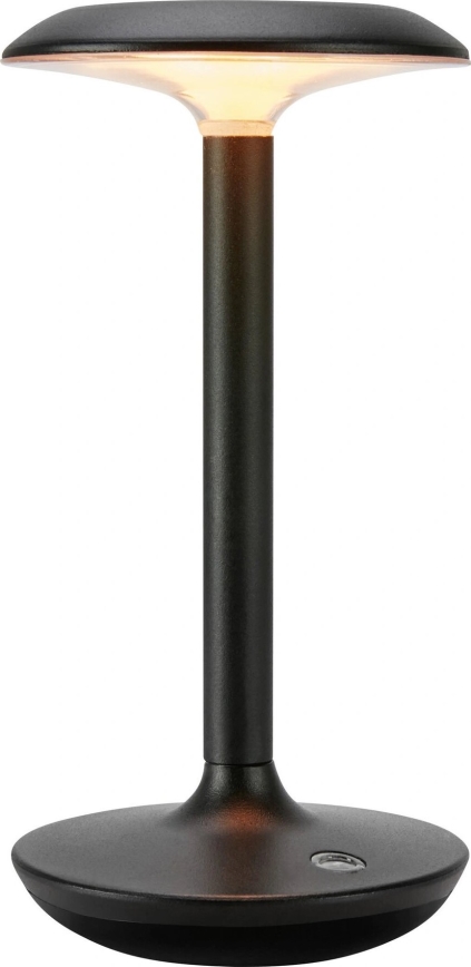Markslöjd 108918 - Lampe de table d'extérieur à intensité variable et rechargeable PETIT LED/2W/1800 mAh 2200/2700/3000K IP44 noir