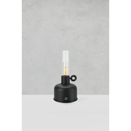 Markslöjd 108919 - Lampe de table d'extérieur à intensité variable et rechargeable ASTRID LED/2W/1200 mAh IP44 noir