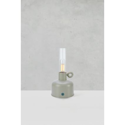Markslöjd 108921 - Lampe de table extérieure à intensité variable et rechargeable ASTRID LED/2W/1200 mAh IP44 gris