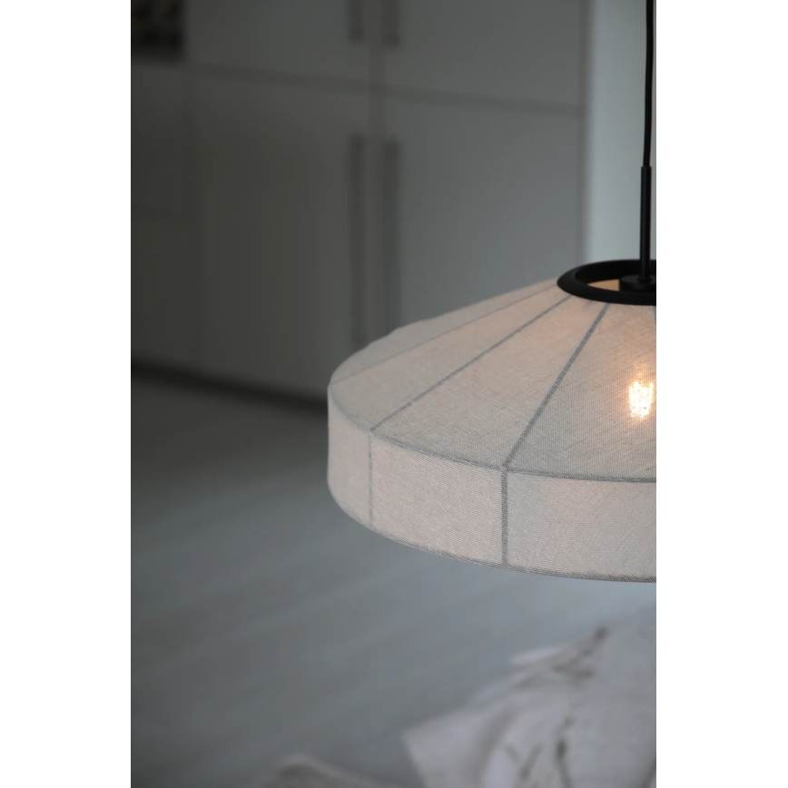 Markslöjd 108955 - Suspension sur câble ALIA 1xE27/60W/230V lin/noir