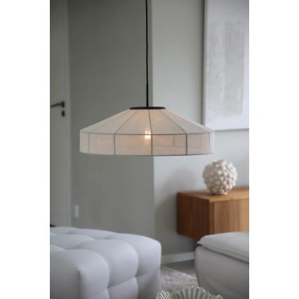 Markslöjd 108955 - Suspension sur câble ALIA 1xE27/60W/230V Ø 57 cm crème/noire
