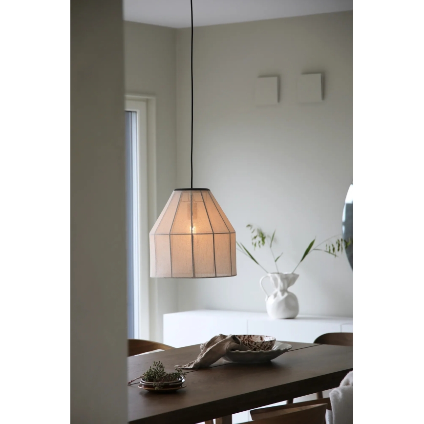 Markslöjd 108956 - Suspension sur câble AIKO 1xE27/60W/230V lin/noir