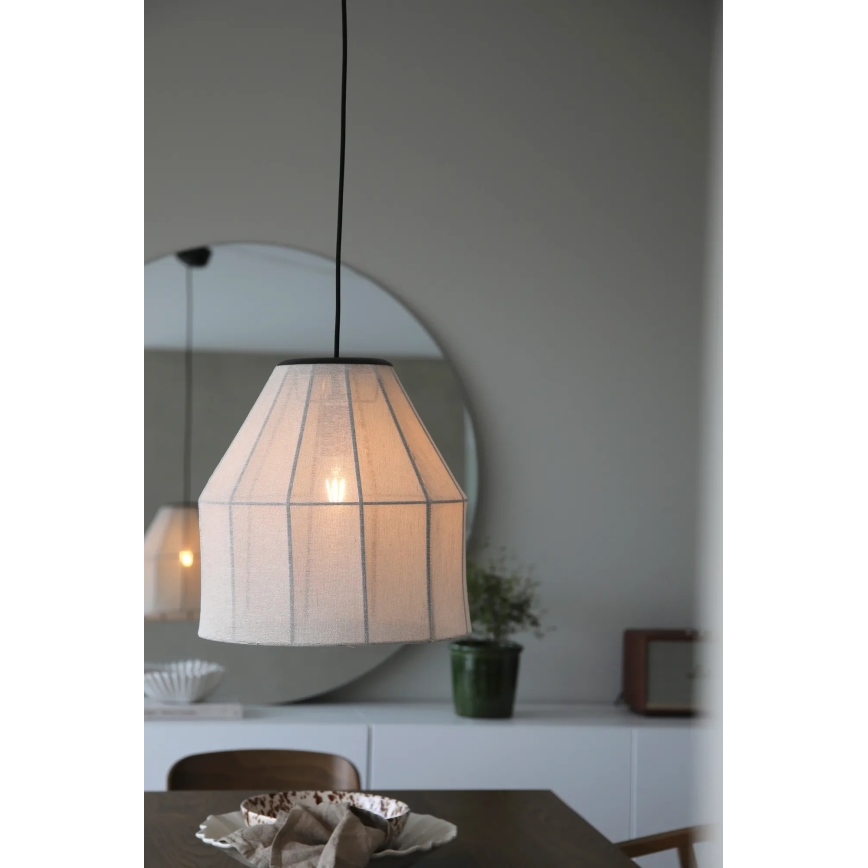 Markslöjd 108956 - Suspension sur câble AIKO 1xE27/60W/230V lin/noir