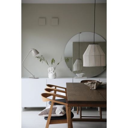 Markslöjd 108956 - Suspension sur câble AIKO 1xE27/60W/230V Ø 37 cm crème/noir