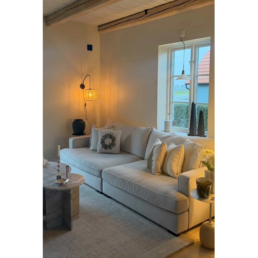 Markslöjd 108957 - Applique murale ASUKA 1xE27/60W/230V crème/noire
