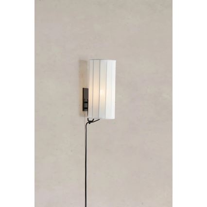 Markslöjd 108960 - Applique murale HIKARI 1xE27/60W/230V blanc/noir