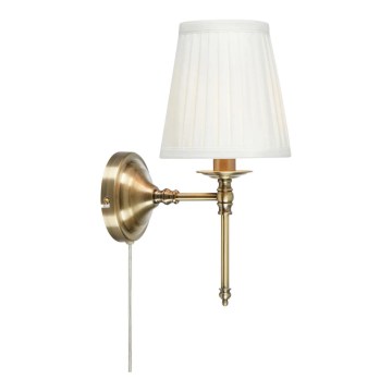 Markslöjd 108968 - Applique murale MANOR 1xE14/40W/230V blanc/laiton