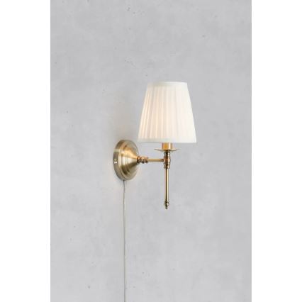 Markslöjd 108968 - Applique murale MANOR 1xE14/40W/230V blanc/laiton