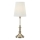 Markslöjd 108970 - Lampe de table NOBLE 1xE14/40W/230V 66 cm blanche/laiton