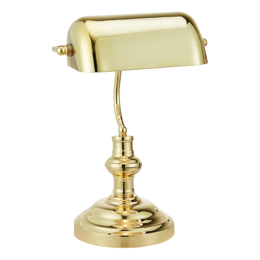 Markslöjd 108977 - Lampe de table BANKERS 1xE14/40W/230V dorée