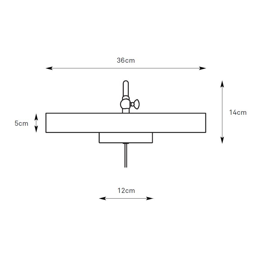 Markslöjd 108982 - Applique pour tableau CIGLIA 2xE14/40W/230V laiton