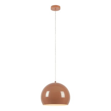 Markslöjd 108987 - Suspension POP sur câble 1xE27/40W/230V Ø 28 cm marron