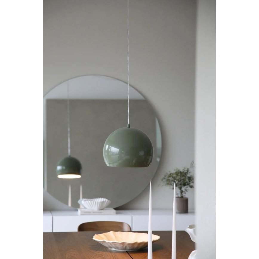 Markslöjd 108988 - Suspension POP sur câble 1xE27/40W/230V Ø 28 cm vert