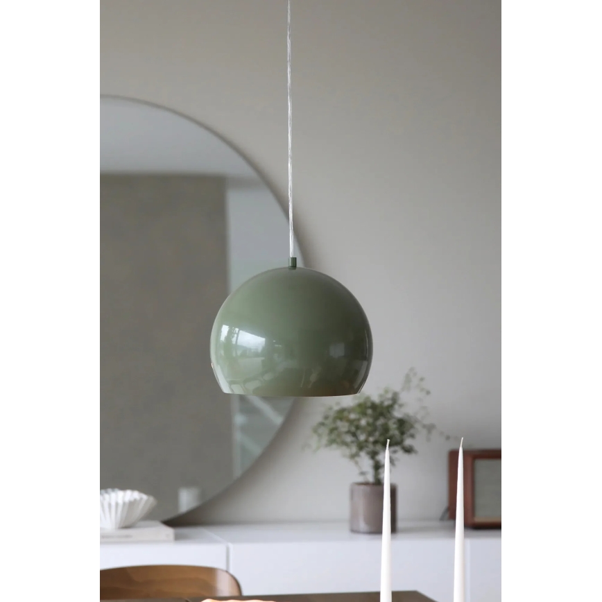 Markslöjd 108988 - Suspension POP sur câble 1xE27/40W/230V Ø 28 cm vert