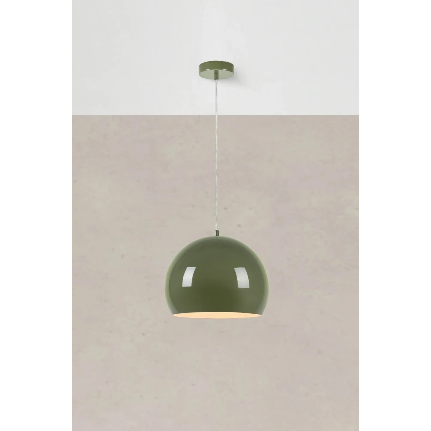 Markslöjd 108988 - Suspension POP sur câble 1xE27/40W/230V Ø 28 cm vert
