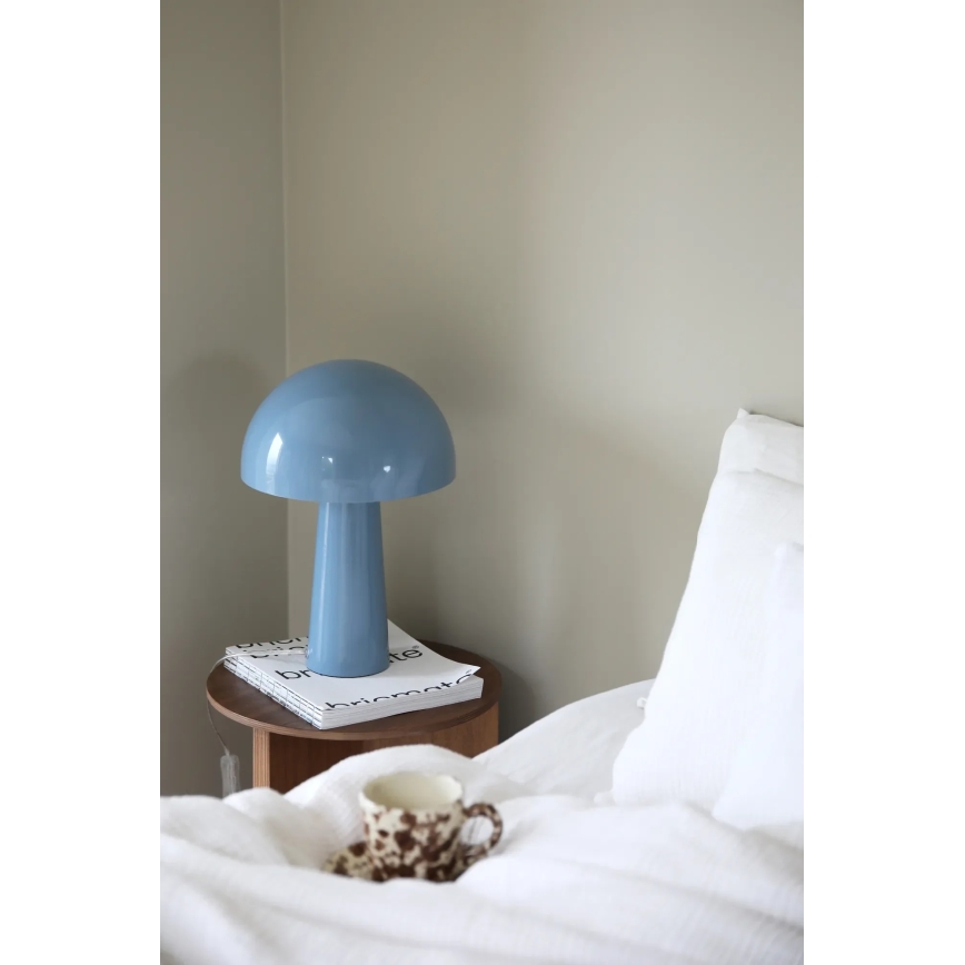 Markslöjd 108994 - Lampe de table MANTAR 1xE14/40W/230V bleue