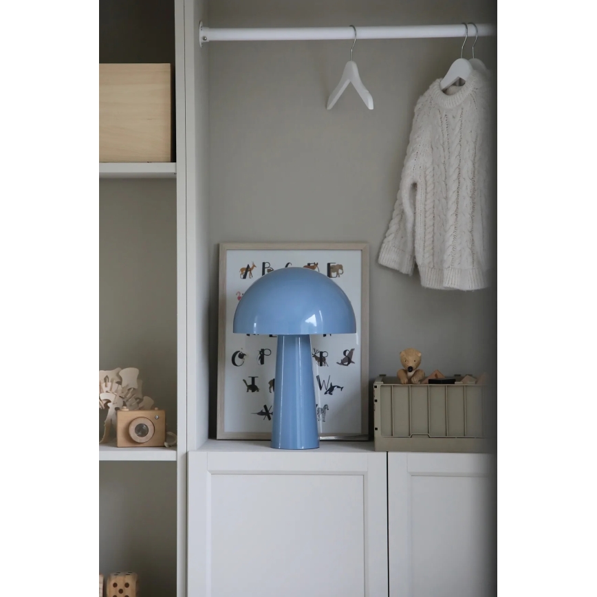 Markslöjd 108994 - Lampe de table MANTAR 1xE14/40W/230V bleue
