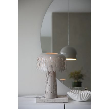 Markslöjd 109005 - Lampe de table VERBERA 1xE14/40W/230V grise