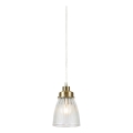 Markslöjd 109010 - Suspension sur câble BELLIS 1xE14/40W/230V, finition laiton