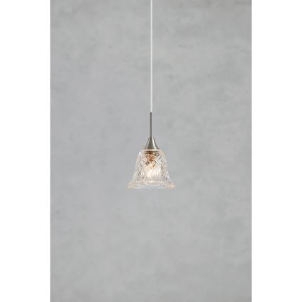 Markslöjd 109012 - Suspension sur câble LUNA 1xE14/40W/230V chrome mat